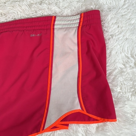 Nike Dri-Fit Pink, Orange & White Mesh Athletic Shorts - Picture 7 of 10